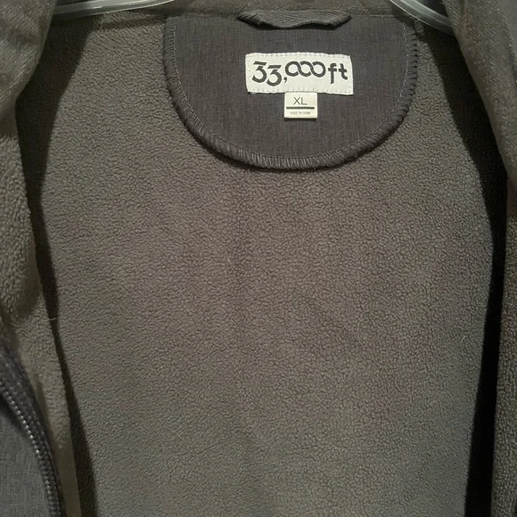 33,000 Feet Waterproof Fleece Line Rain Jacket XL - Picture 3 of 6